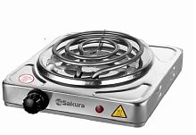 картинка плитка эл. sakura пэ-02н 1000вт 140мм 1конф/нерж.сталь от магазина Tovar-RF.ru