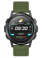 картинка смарт-часы bq watch 1.3 black+dark green wristband от магазина Tovar-RF.ru