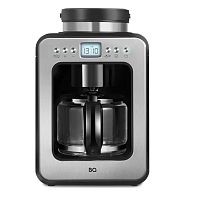 картинка кофеварка капельная со встроенной кофемолкой bq cm7001 стальной-черный от магазина Tovar-RF.ru