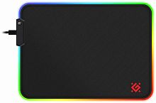 картинка коврик для мыши defender (50008) black (m) , каучук + ткань, 350х300х4мм от магазина Tovar-RF.ru