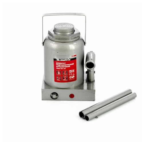 картинка matrix домкрат гидравлический бутылочный, 30 т, h подъема 244–370 мм [50771] от магазина Tovar-RF.ru