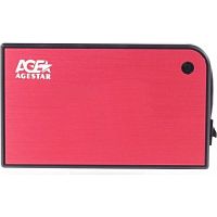 картинка agestar 3ub2a14 (red) внешний корпус для hdd/ssd agestar 3ub2a14 sata ii пластик/алюминий красный 2.5" от магазина Tovar-RF.ru