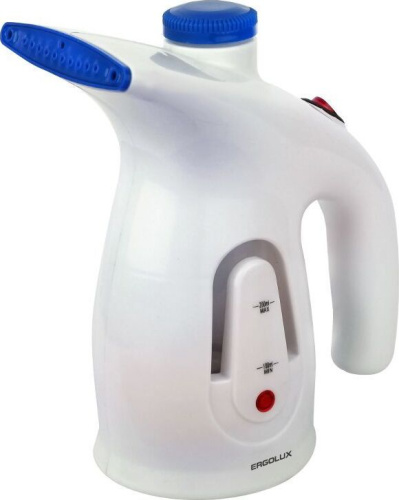 картинка отпариватель ergolux elx-gs01-c35 белый/синий от магазина Tovar-RF.ru