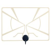 картинка perfeo тв антенна "radar", активная, встр. усилитель, питание от ресивера 5v, dvb-t2 [pf_a4213] от магазина Tovar-RF.ru