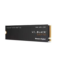 картинка wd ssd black sn770 nvme, 2.0tb, m.2(22x80mm), nvme, pcie 4.0 x4, 3d tlc, r/w 5150/4850mb/s, iops 650 000/800 000, tbw 1200, dwpd 0.3 (12 мес.) от магазина Tovar-RF.ru
