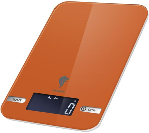 картинка весы кухонные leonord le-17703 orange от магазина Tovar-RF.ru