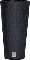 картинка Кашпо PROSPERPLAST Кашпо RATO TUBUS DRTUS400-S433 антрацит 2пр 35 и 64л от магазина Tovar-RF.ru