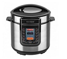 картинка скороварка-мультиварка электрическая endever vita-132, черный/стальной от магазина Tovar-RF.ru