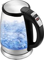 картинка чайник kitfort кт-628 серебристый (стекло) kitfort кт-628 серебристый (стекло) от магазина Tovar-RF.ru