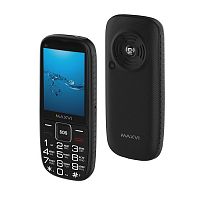 картинка телефон мобильный maxvi b9 black (2 sim) от магазина Tovar-RF.ru