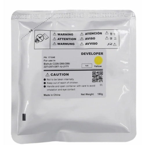 картинка девелопер iu-217y-developer для konica minolta bizhub c227i/c257i/c287i (cet) yellow, 180г, 90000 ст магазин Tovar-RF.ru являющийся официальным дистрибьютором в России картинка девелопер iu-217y-developer для konica minolta bizhub c227i/c257i/c287i (cet) yellow, 180г, 90000 ст от магазина Tovar-RF.ru