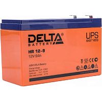 картинка delta hr 12-9 (9 а\ч, 12в) свинцово- кислотный  аккумулятор от магазина Tovar-RF.ru
