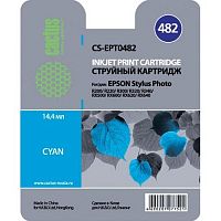 картинка картридж струйный cactus cs-ept0482 голубой для epson stylus photo r200/r220/r300/r320/r340/rx500/rx от магазина Tovar-RF.ru