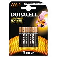 картинка DURACELL LR03-6BL BASIC (6/60/33840) (6 шт. в уп-ке) от магазина Tovar-RF.ru