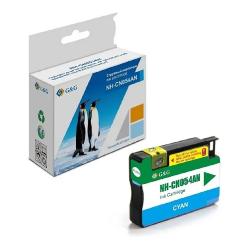 картинка картридж струйный g&g gg-cn054an №933xl голубой (14мл) для hp officejet 6100/6600/6700/7110/7510 от магазина Tovar-RF.ru