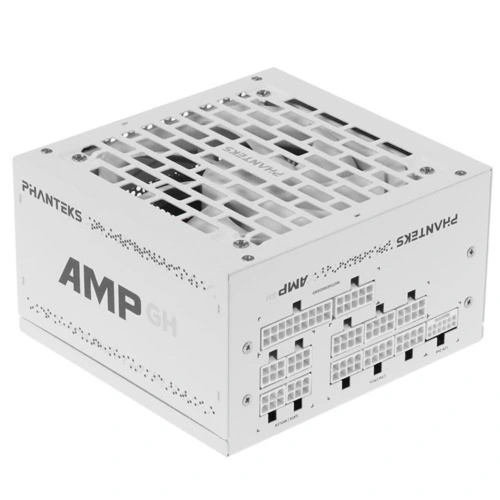 картинка PHANTEKS Блок питания AMP GH 1000W (80 Plus Platinum, ATX 3.1, PCIe 5.1, APFC, 120mm Fan, Fully Modular, White) / PH-P1000GR_WT01 от магазина Tovar-RF.ru