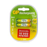 картинка GP Smart Energy 40AAAHCSV AAA NiMH 400mAh (40AAAHCV-2CRSBC2) (2 шт. в уп-ке) аккумулятор от магазина Tovar-RF.ru