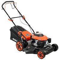 картинка PATRIOT PT 46S The One Газонокосилка бензиновая [512109046] { самоходная, 46см, 130сс, 4 л.с., боковой выброс, мульчирование, штуцер } от магазина Tovar-RF.ru