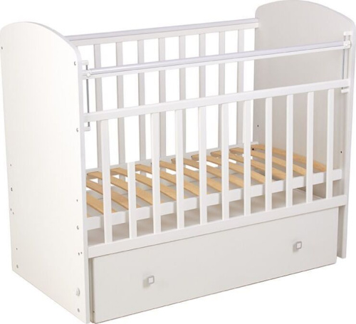 картинка кроватка фея кроватка детская фея 750, белый (2 кор) фея кроватка детская фея 750, белый (2 кор) от магазина Tovar-RF.ru