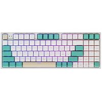 картинка redragon беспроводная клавиатура veigar bt/2.4g/пров.,rgb,бело-голубой [71476] от магазина Tovar-RF.ru