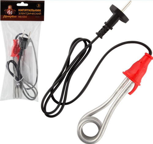 картинка кипятильник матрёна ма-034 - 0,5 квт (006907) матрёна ма-034 - 0,5 квт (006907) от магазина Tovar-RF.ru