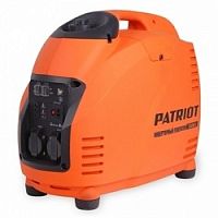 картинка Генератор инверторный PATRIOT 3000i [474101045] {Двигатель 4т, АИ-92, 149сс, мощность рабочая/максимальная -3,0/3,5 кВт, объём бака - 5,7 л,2 розетки Euro 16A, вес 29,5 кг} от магазина Tovar-RF.ru