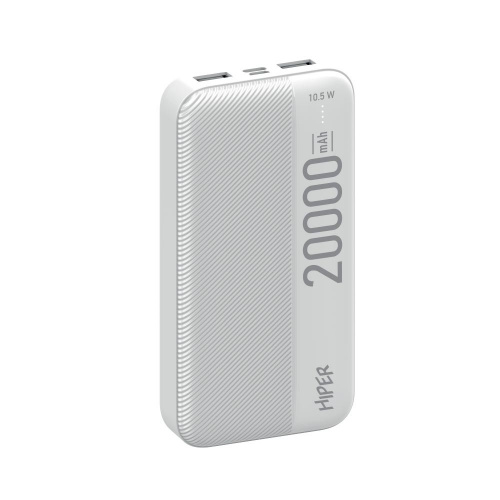 картинка hiper sm20000 мобильный аккумулятор 20000mah 2.4a белый (sm20000 white) от магазина Tovar-RF.ru