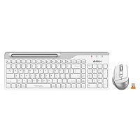 картинка клавиатура + мышь a4tech fstyler fb2535c клав:белый/серый мышь:белый/серый usb беспроводная bluetoot от магазина Tovar-RF.ru