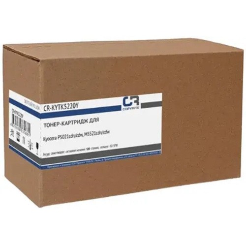 картинка картридж лазерный copyrite cr-kytk5220y tk-5220y желтый (1200стр.) для kyocera p5021cdn/cdw/m5521cdn от магазина Tovar-RF.ru