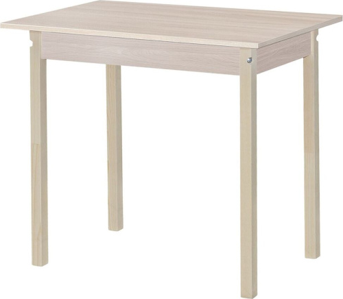 картинка Стол обеденный ЭЛЕГИЯ Стол обеденный ЛДСП ПН (Бесцветный (Лак),Ясень шимо светлый) ЭЛЕГИЯ Стол обеденный ЛДСП ПН (Бесцветный (Лак),Ясень шимо светлый) от магазина Tovar-RF.ru