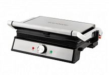 картинка электрический пресс-гриль endever grillmaster-221, серебристый/черны от магазина Tovar-RF.ru