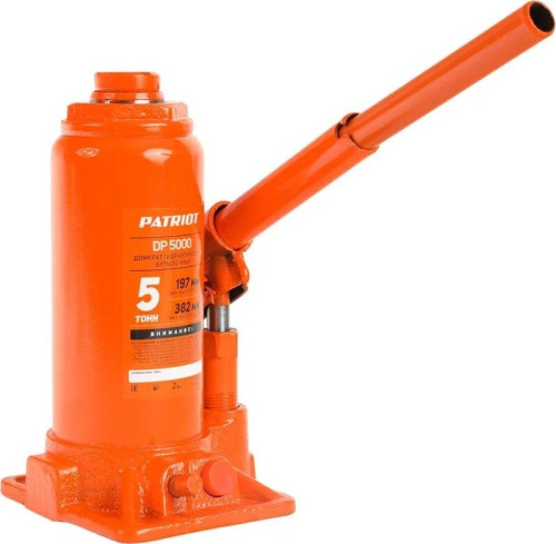 картинка домкрат patriot 770000050 домкрат бутылочный db 5000 5t от магазина Tovar-RF.ru