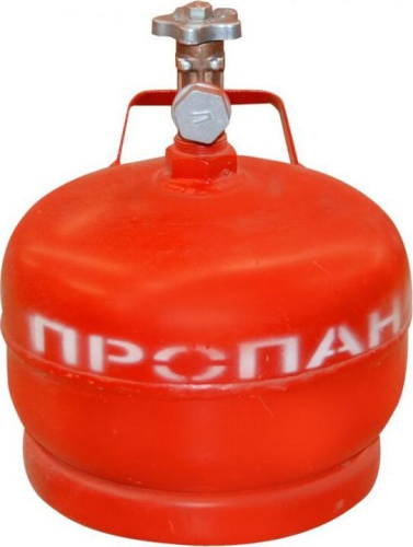 картинка Газовый баллон RUSSIA стальной 5л., (Крым) от магазина Tovar-RF.ru
