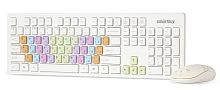 картинка клавиатура+мышь smartbuy (sbc-218346ag-w) цветные клавиши от магазина Tovar-RF.ru
