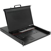 картинка procase e1701hd консоль однорельсовая , 1 порт, lcd 17'', single rail console, lcd d-sub, usb, разрешение 1920*1080 от магазина Tovar-RF.ru