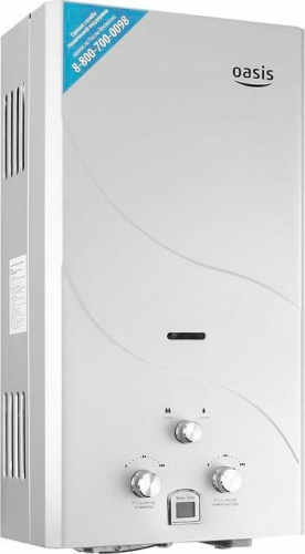 картинка водонагреватель газовый oasis or-16s 16квт(с) серебро oasis or-16s от магазина Tovar-RF.ru