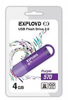 картинка usb флэш-накопитель exployd 4gb 570 пурпурный [ex-4gb-570-purple] от магазина Tovar-RF.ru