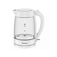 картинка стеклянный чайник moulinex by2s01f0, 1.7л, 2200вт, белый от магазина Tovar-RF.ru