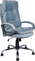 картинка Компьютерное\Офисное кресло ЯРКРЕСЛА Кр85 ТГ СП ХРОМ HT12 (ткань серо-голубая) ЯРКРЕСЛА Кр85 ТГ СП ХРОМ HT12 (ткань серо-голубая) от магазина Tovar-RF.ru