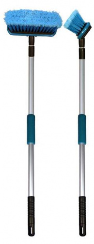 картинка щетка black&blue вв600 для мытья телескопическая ручка, 80-130см 39775 от магазина Tovar-RF.ru