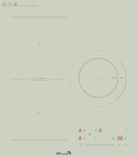 картинка варочная панель eltronic (88-33) 3 конфорки индукционная серо-зеленая eltronic (88-33) 3 конфорки индукционная серо-зеленая от магазина Tovar-RF.ru