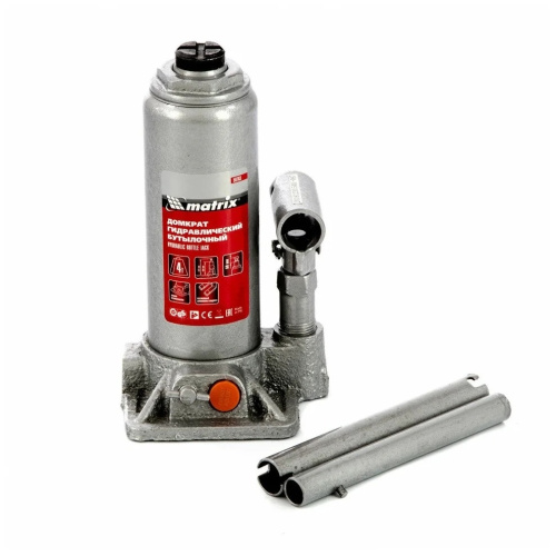 картинка matrix домкрат гидравлический бутылочный, 4 т, h подъема 194–372 мм [50763] от магазина Tovar-RF.ru