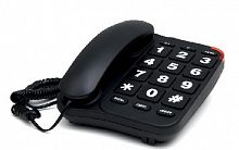 картинка телефон проводной вектор 545/08 black от магазина Tovar-RF.ru