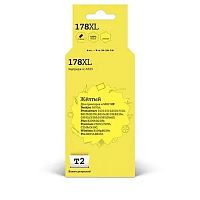 картинка t2 cb325he картридж №178xl для hp deskjet 3070a/photosmart 6510/7510/b110/c8583, жёлтый,  с чипом, 750 стр. от магазина Tovar-RF.ru