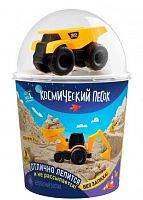 картинка игрушка космический песок к023 для детей 1 кг в наборе с машинкой-грузовик, песочный от магазина Tovar-RF.ru