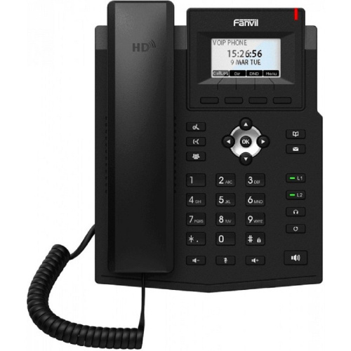 картинка fanvil x3s lite черный sip телефон от магазина Tovar-RF.ru