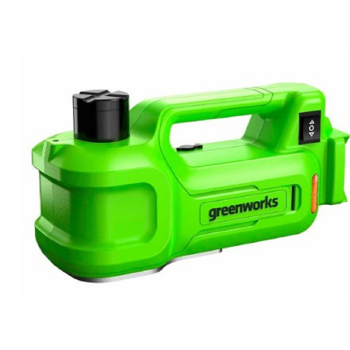 картинка greenworks g24jack гидравлический автомобильный домкрат, 24v, без акб и зу (аккумуляторный) в сумке [3401407] от магазина Tovar-RF.ru
