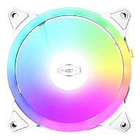 картинка кулер для корпуса/ pccooler f3 t120 argb wh (120x120x25mm, 4-pin pwm, argb, 46cfm, 21.6dba, 1800rpm, white) от магазина Tovar-RF.ru