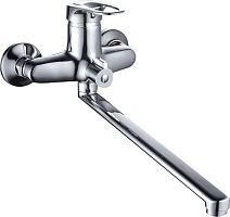 картинка Смеситель для ванны GOTA ROCIO G164710-GOTA Salamanca Смеситель д/ванны шар. с изливом F-30см. перекл.душа d40 от магазина Tovar-RF.ru