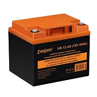 картинка exegate ex282979rus аккумуляторная батарея exegate hr 12-40 (12v 40ah, под болт м6) от магазина Tovar-RF.ru